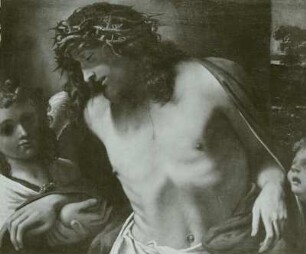 Christus mit der Dornenkrone von Engeln gestützt
