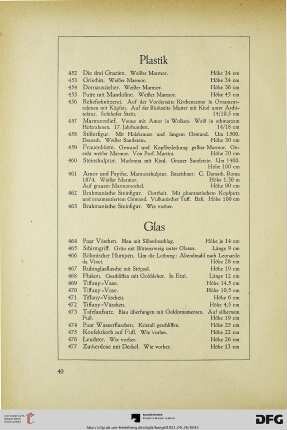 Glas (Nr. 464-477)