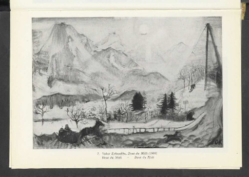 7. Oskar Kokoschka, Dent du Midi (1908)