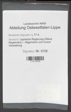 Ankauf des Löweschen Gartens für das Strafwerkhaus zu Detmold