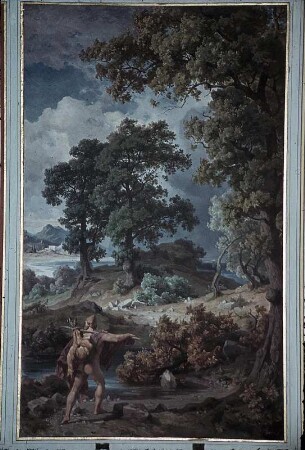Odysseus bei der Jagd auf Circes Insel