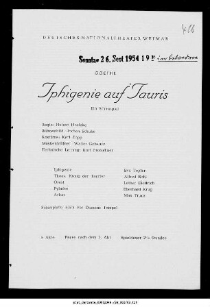 Iphigenie auf Tauris