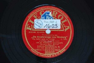Fliedermonolog aus "Die Meistersinger von Nürnberg" : Was duftet doch der Flieder ..."; [2. Akt] / Richard Wagner