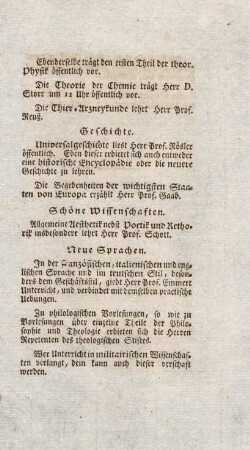 Schöne Wissenschaften