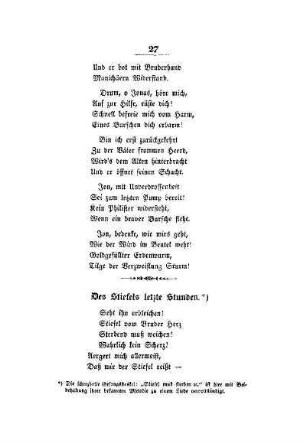 Des Stiefels letzte Stunden
