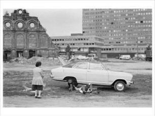 Ehemaliger Anhalter Bahnhof, Stresemannstraße, Kreuzberg, West-Berlin, 1983