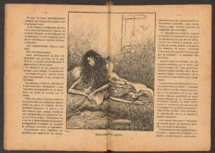 Blanca Monnier en su encierro - [Ilustración]