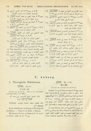 1. Theologische Definitionen (No. 2788-2799)