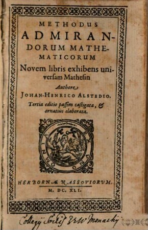 Methodus Admirandorum Mathematicorum : Novem libris exhibens universam Mathesin