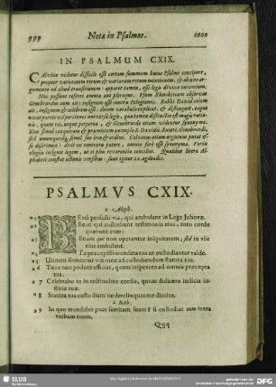 In Psalmum CXIX.[i.e. CXVIII.] Psalmus CXIX.[i.e. CXVIII.]