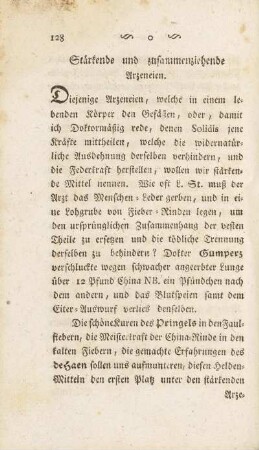 Stärkende und zusammenziehende Arzeneien.