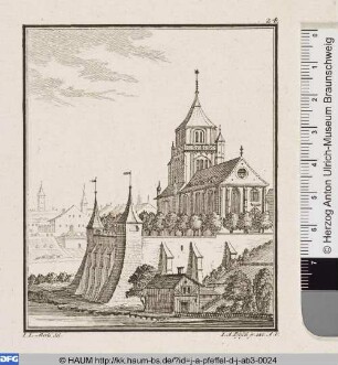 Landschaft mit Kirche