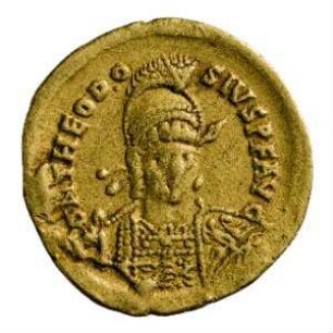Münze, Solidus, 430 - 440 n. Chr.