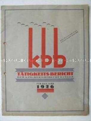 Sonderdruck zum Bezirksparteitag der KPD Großthüringen