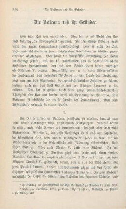 368-381 Die Vaticana und ihr Gründer