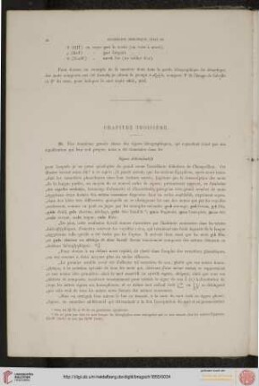 Chapitre troisième