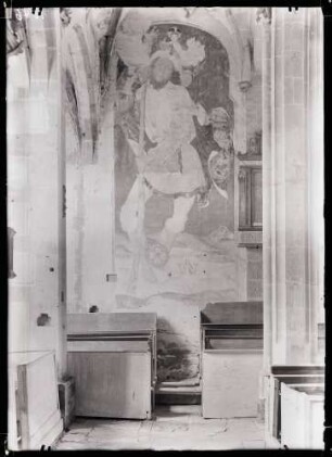 Alexanderkirche; Wandbild Christopherus
