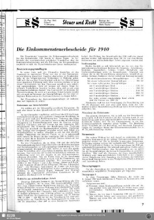 Steuer und Recht (4. Jahrgang, Folge 4)