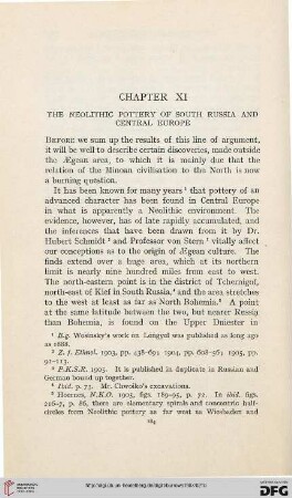 Chapter XI: The neolithic pottery of South Russia and Central Europe