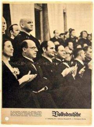 Monatszeitschrift "Der Volksdeutsche" u.a. zur geplanten Umsiedlung der deutschstämmigen Bevölkerung Litauens auf das Gebiet des Deutschen Reichs