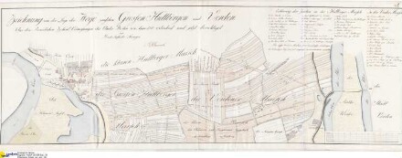 Lage der Wege zwischen Groß Hutbergen und Verden