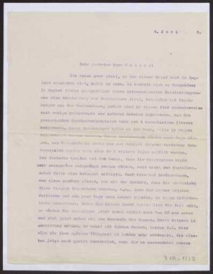Schreiben an Fritz Hellmuth Ehmcke (Brief)