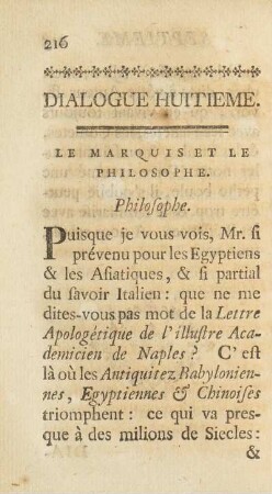 Dialogue Huitieme.