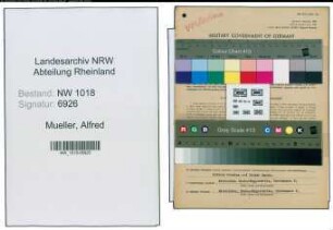Entnazifizierung Alfred Mueller , geb. 12.07.1909 (Architekt)