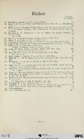 Bücher (Nr. 303-330)