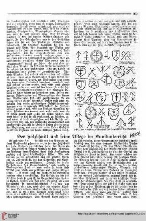 N.F. 4.1924 S.169-171: Der Holzschnitt und seine Pflege im Kunstunterricht