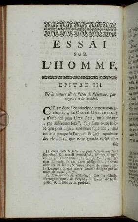 Epitre III.