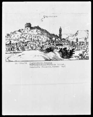 Hessische Chronika — Ansichten von Grebenstein und Hofgeismar — Grebenstein