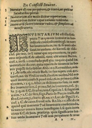 Tractatus ... de Inventarii confectione