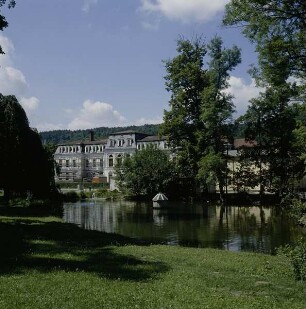 Meiningen. Großes Palais. Gartenseite von Nordosten