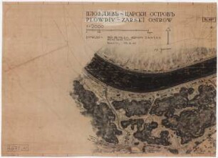 Planung für Plowdiw: Zarski Ostrow, Bebauungsplan, Lageplan Parkanlage 1:2000