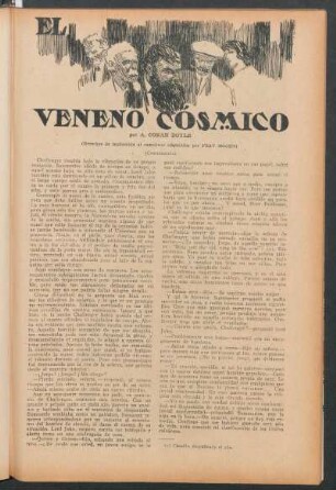 El veneno cósmico : (Derechos de traducción al castellano adquiridos por Fray Mocho) - (Continuación)