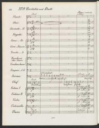 No 9 Recitativ und Duett