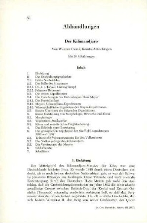Der Kilimandjaro