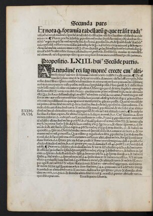Propositio. LXIII. huius Secunde partis.