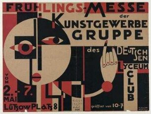 Frühlingsmesse der Kunstgewerbegruppe des Deutschen Lyceum-Club. Berlin