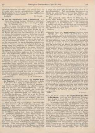 408-411 [Rezension] Fendt, Leonhard, Die religiösen Kräfte des katholischen Dogmas