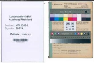 Entnazifizierung Heinrich Maltzahn , geb. 26.03.1903 (Gerichtvollzieher)