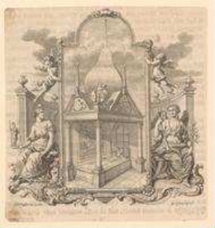Vignette aus der Standrede auf den letzten Pfinzing = Johann Sigmund (Hans S.) II. Pfinzing