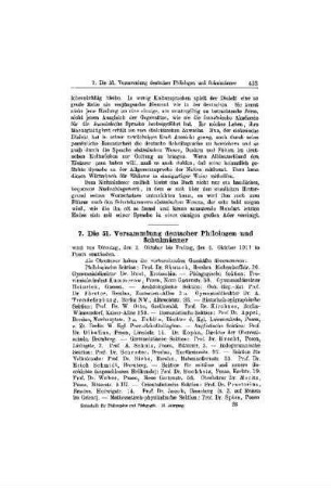 Die 51. Versammlung deutscher Philologen und Schulmänner