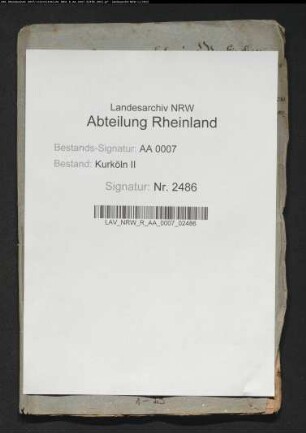 Reformierte Verlobte in Odenkirchen gegen den dortigen katholischen Pastor wegen Verweigerung der Proklamation