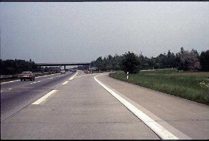 Ausfahrt Ost von Hauptfahrbahn Ost (Heidelberg Richtung Frankfurt)