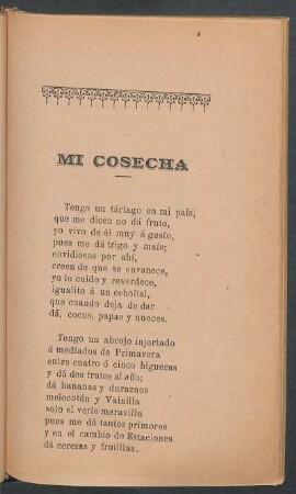 Mi cosecha