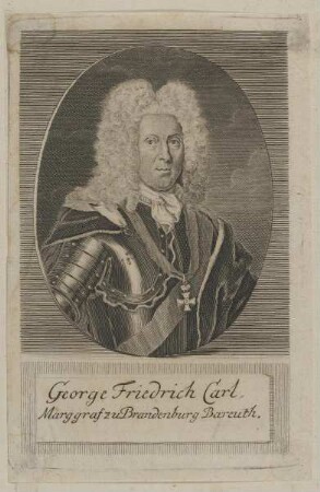 Bildnis des Markgrafen Georg Friedrich Karl von Brandenburg-Bayreuth