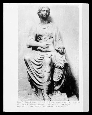 Figurengruppe: Agrippina mit dem kleinen Nero?