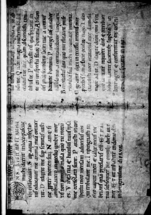 Pergamentmakulatur (Psalter mit roter Spaltleisteninitiale, 13. Jh.)